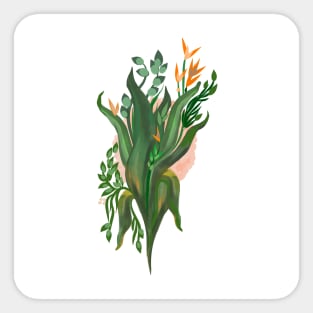 Tropical Flora Sticker